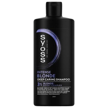 Syoss Intense Blonde Deep Caring Shampoo 440ml