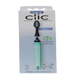 Oralb Clic Toothbrush Head Multibenefit Clean Teal
