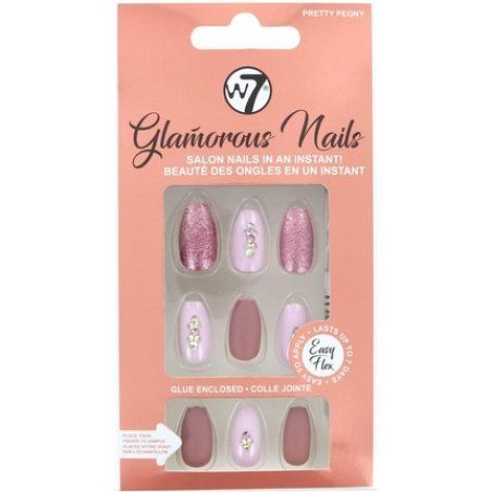 W7 Glamorous Nails Pretty Peony
