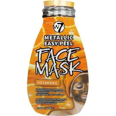 W7 Metallic Easy Peel Vitamin C Face Mask Skin Care Deep Clean and Purifying 10g