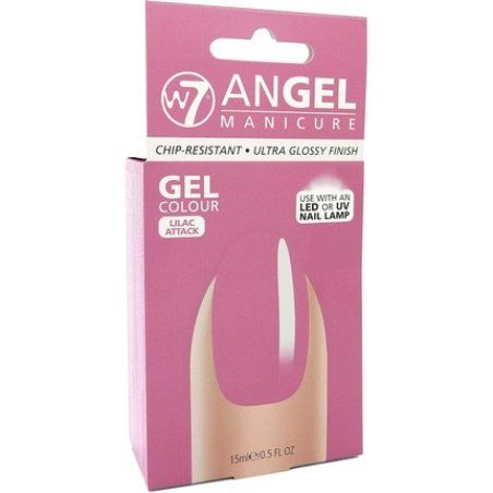 W7 Angel Manicure Gel Nail Colour Lilac Attack