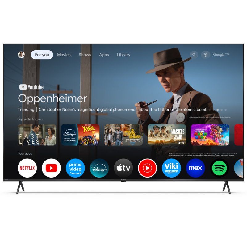 Sharp 70HP5265E TV 177.8 cm (70") 4K Ultra HD Smart TV Wi-Fi Black