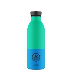 24Bottles Urban Daily usage 500 ml Silicone, Stainless steel Blue, Green