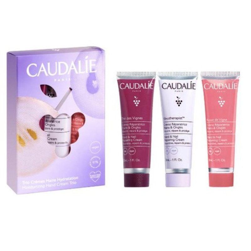 Caudalie Moisturizing Hand Cream Trio Set