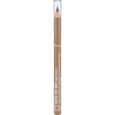 Rimmel London Brow This Way Fibre Pencil Softly Defines and Thickens Eyebrows Light 1.1g