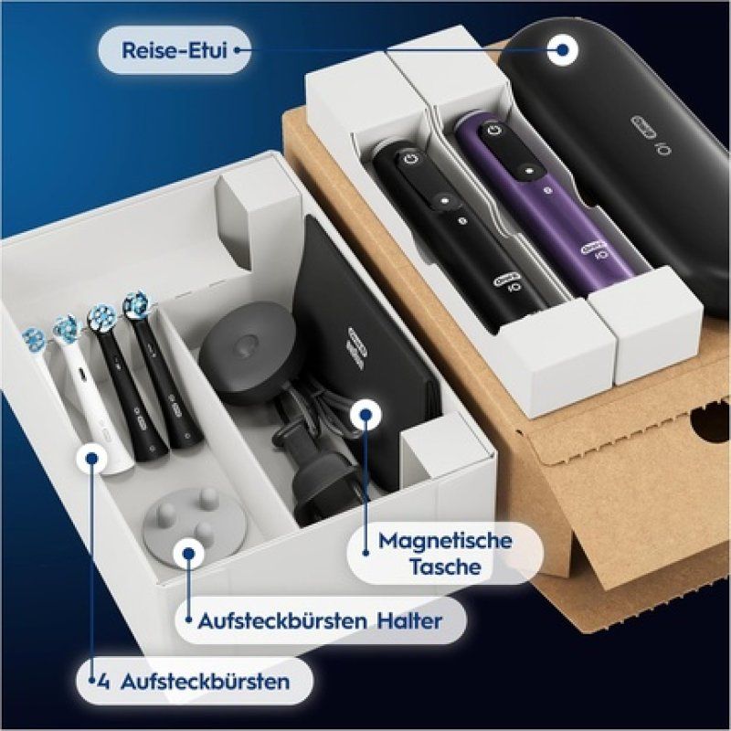 Oralb Io Series 8 Plus Edition Electric Toothbrush With Whitening And Magnetic Case 6 Cleaning Modes Gift For Manwoman