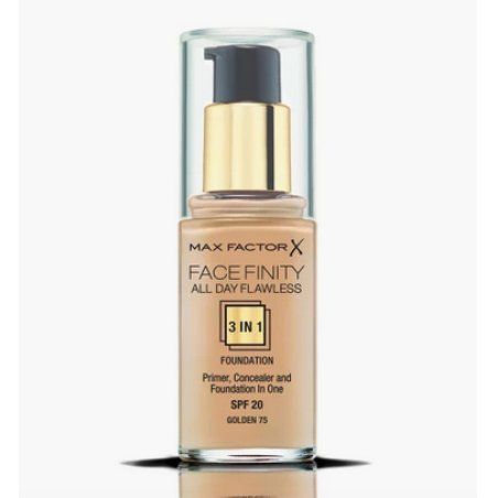 Max Factor Facefinity All Day Flawless 3 In 1 Bouteille Liquide 75 Golden