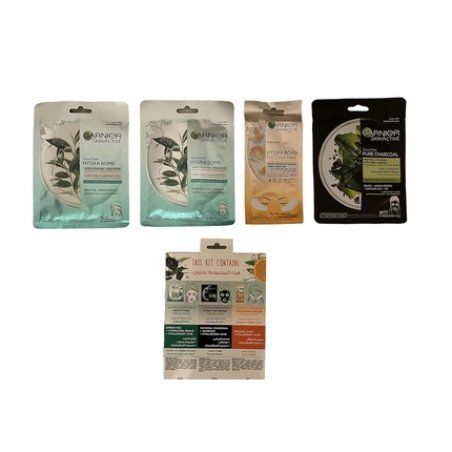 Garnier Skin Active Face Mask 4 In 1 Detox Pampering Kit