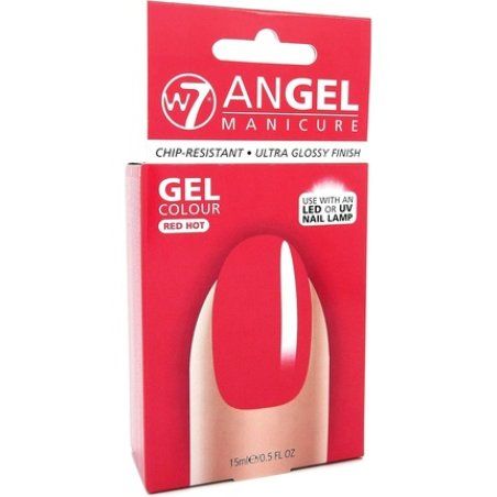 W7 Angel Manicure Gel Nail Colour Red Hot