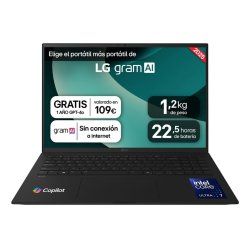 PORTATIL LG GRAM U7-255H 32GB 1TB 16"WQXGA FreeDOS