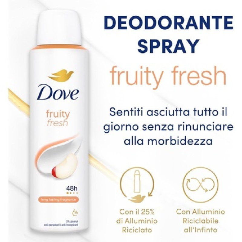 Dove Classic Care Fruity Antiperspirant Deodorant Spray