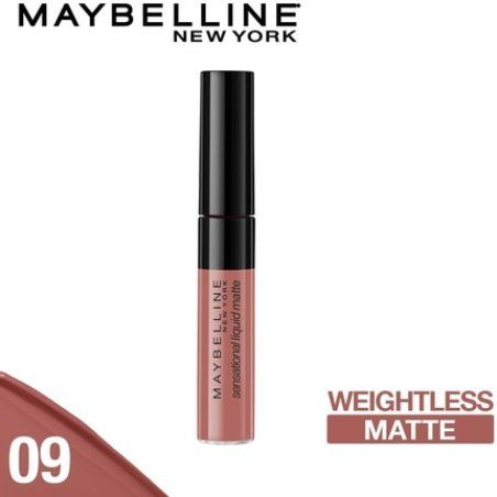 Maybelline Sensational Liquid Matte Lipstick 09 Truly MLBB