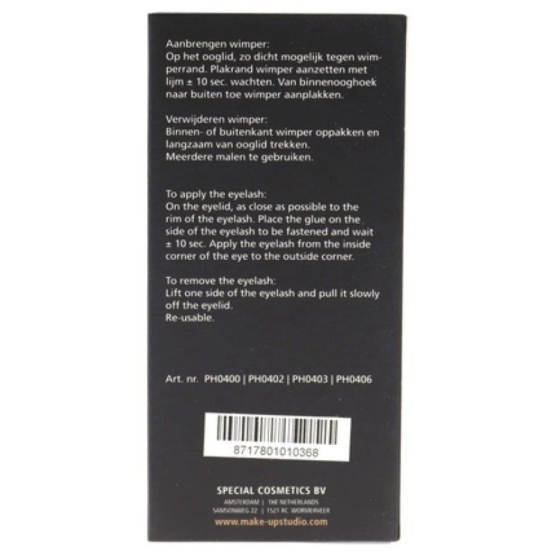 Make-Up Studio Professional Eyelashes 15 for Enchanted Look - Extra Volume and Length - Skin-Friendly Texture - Bright