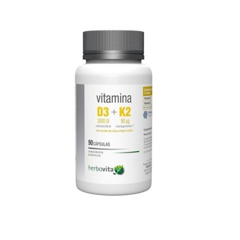 Herbovita Vitamin D3 K2 90 Capsules