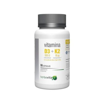 Herbovita Vitamin D3 K2 90 Capsules