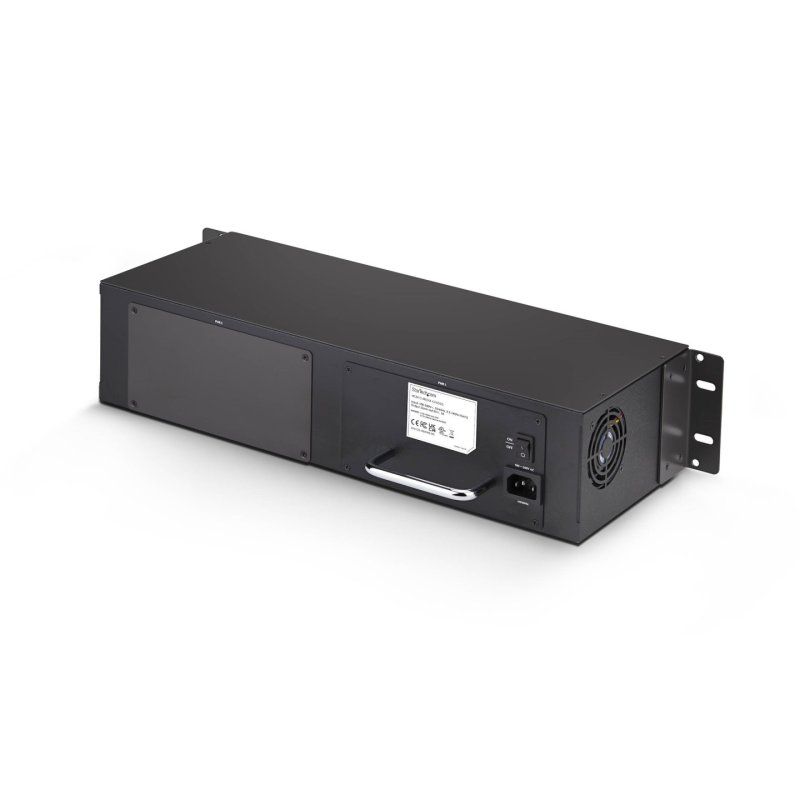 StarTech.com 15-Slot Unmanaged Media Converter Chassis for MCM Media Converter Series, Full Power Isolation, Active