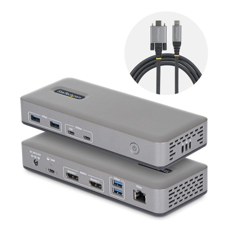 STATION DACCUEIL USB-C - DOUBLE CRAN DP 4K 60HZ