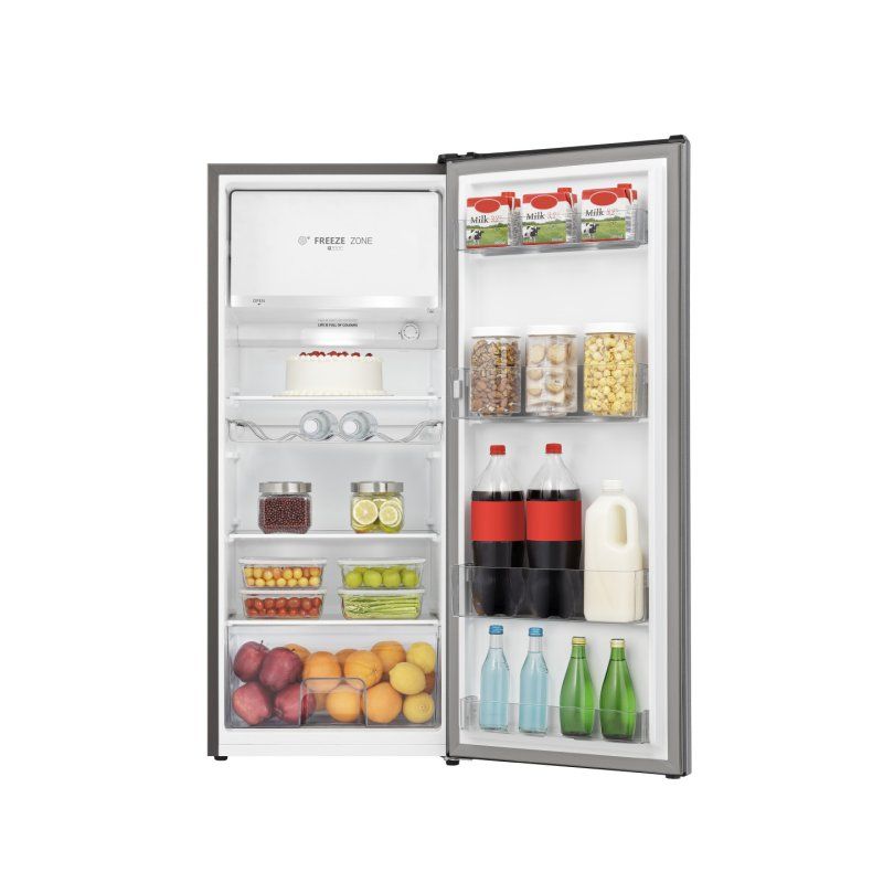 Hisense RR220D4BDE frigo combine Pose libre 165 L Argent