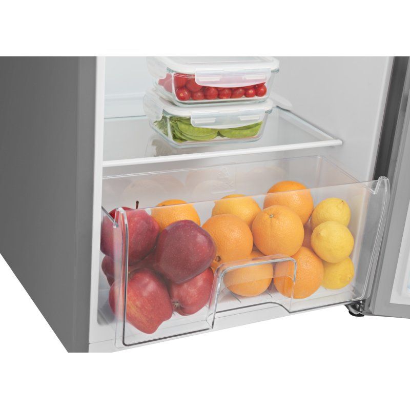 Hisense RR220D4BDE combi-fridge Freestanding 165 L Silver