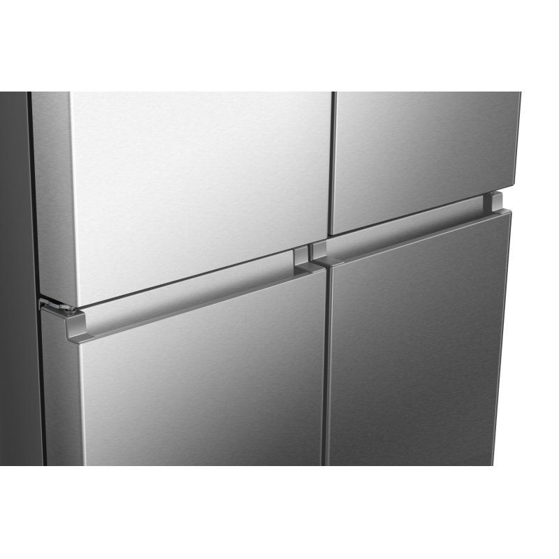 Hisense RQ5P470SMIE fridge-freezer Freestanding 482 L Silver, Stainless steel