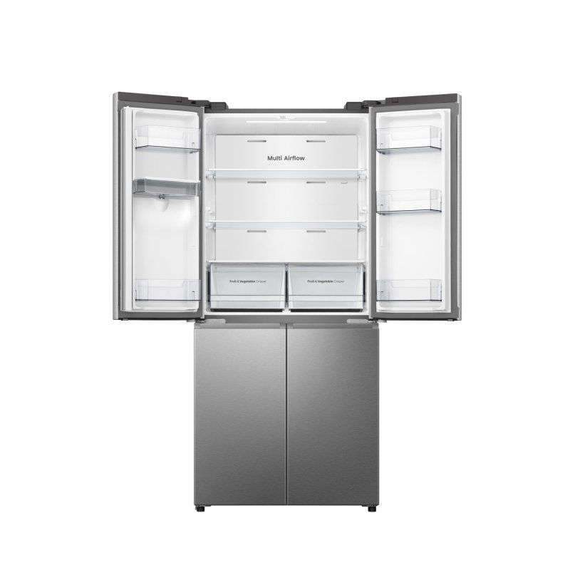 Hisense RQ5P470SMIE fridge-freezer Freestanding 482 L Silver, Stainless steel