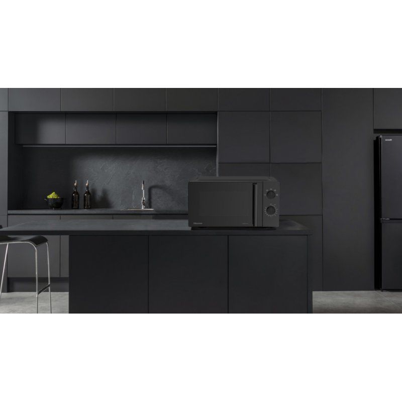 Hisense H20MOBP1HI Black Solo microwave Countertop 20 L 700 W