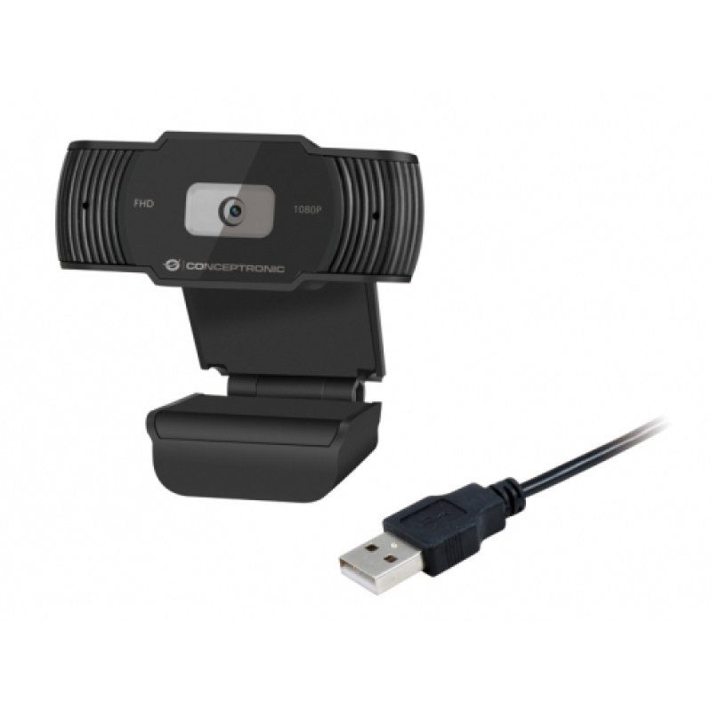 CONCEPTRONIC Webcam USB-A2.0 65° 1080P/30Hz FullHD Mikro sw