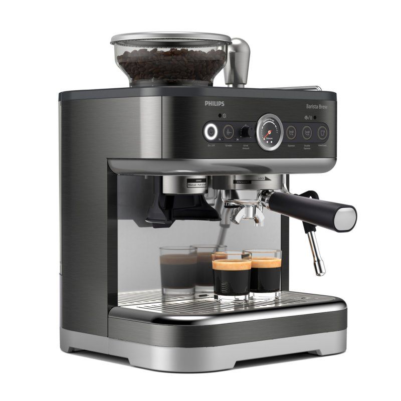 Coffeemachine Barista Brew PSA3218 10 black Schwarz (PSA3218/10)