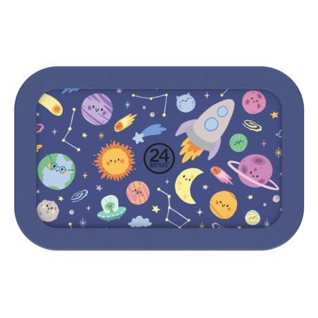 24Bottles - Snackbox Space Friends - Blå - Small