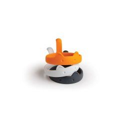 Ototo - Egg Mould - PanCats - Hvid, Grå, Orange