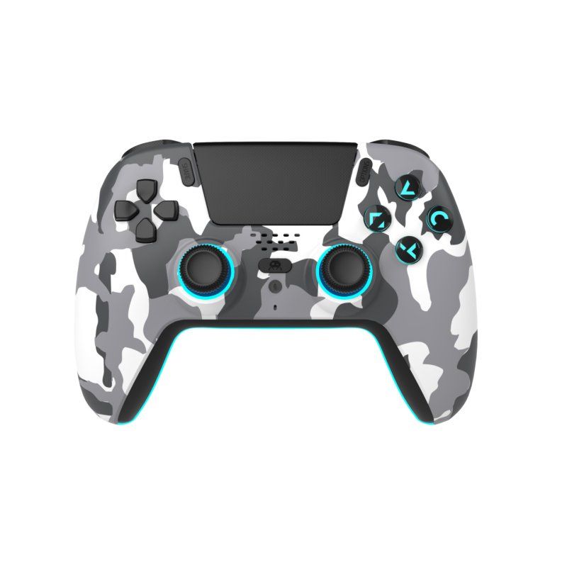 Freaks And Geeks - Wireless Bluetooth Controller for PS5- LED - White Camo