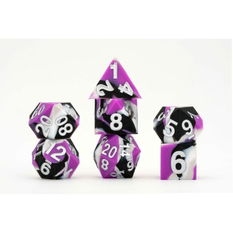 MDG Dice Set Pride Asexual Flag