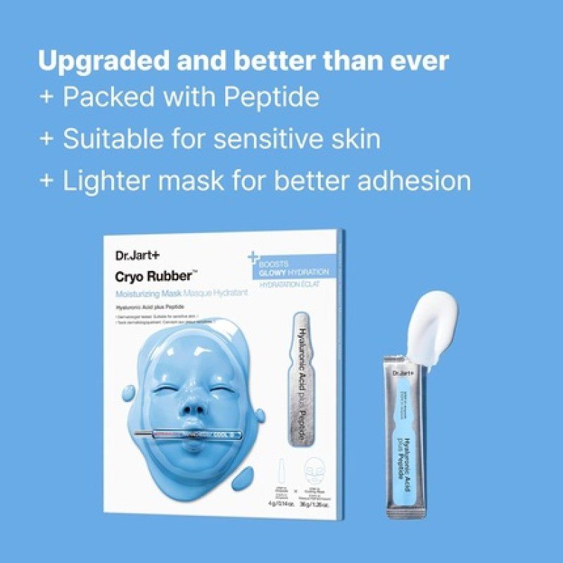 Dr. Jart Cryo Rubber Cooling Korean Face Mask with Serum Ampoule