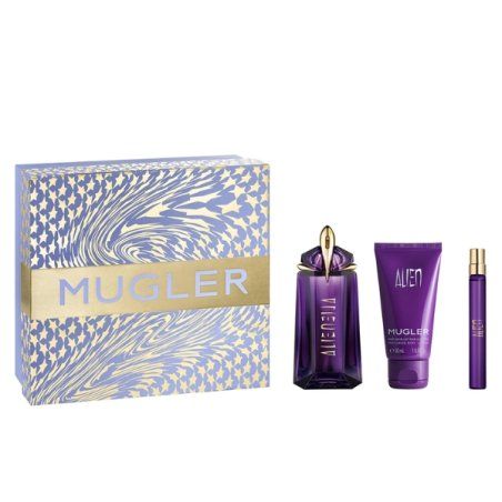 Thierry Mugler Alien Coffret Set Eau De Parfum 90 Ml Body Lotion 50 Ml And 10 Ml