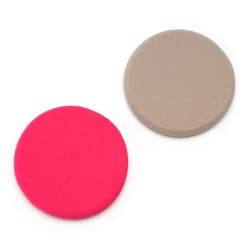 Cupio Set Of 2 Round Cosmetic Sponges