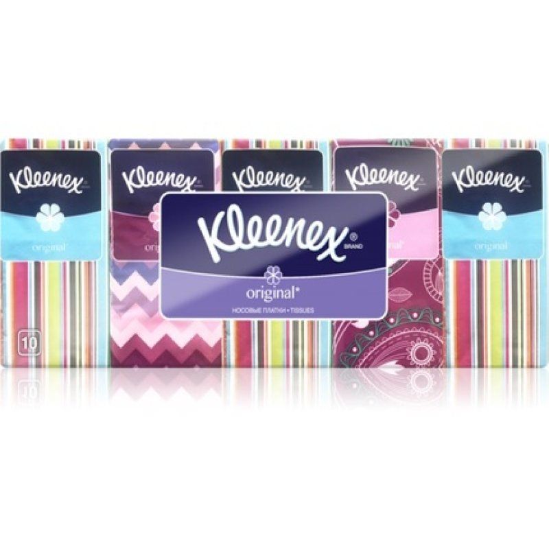 Kleenex Original Family Facial Tissues 10x10 Sheets