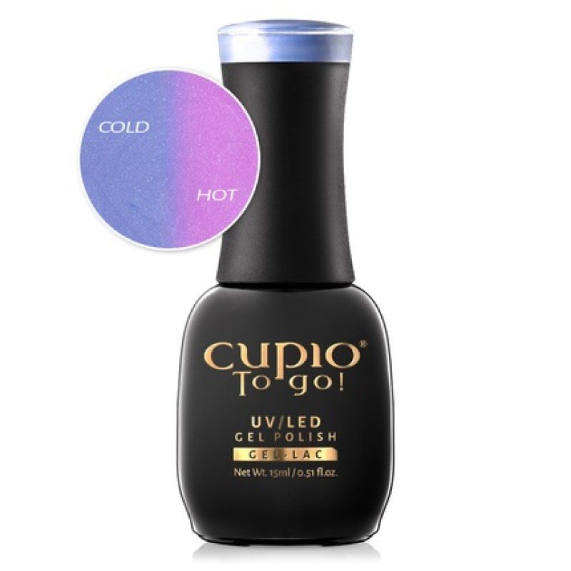 Cupio Cupio To Go Pink Sapphire Thermo Glitter Gel Polish
