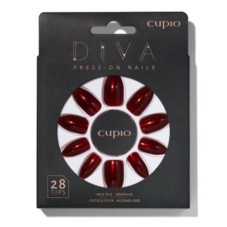 Cupio Presson Nails Cupio Diva Dark Cherry