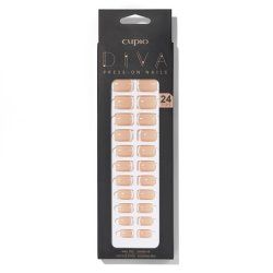 Cupio Presson Nails Cupio Diva Classic Short French