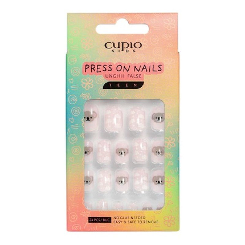 Cupio Children's False Nail Set Koala Friend