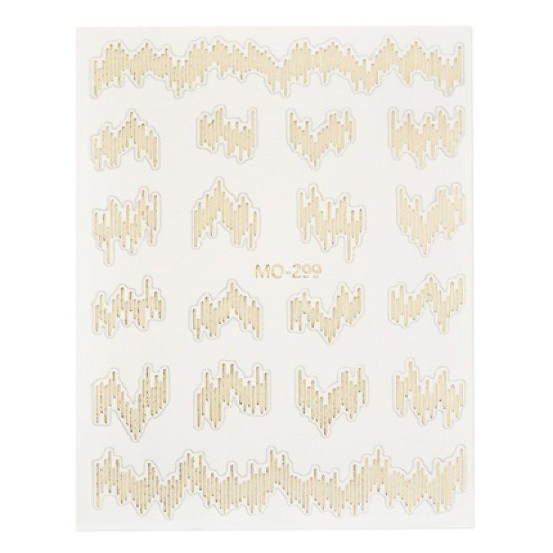 Cupio Nail Sticker M0299 Gold