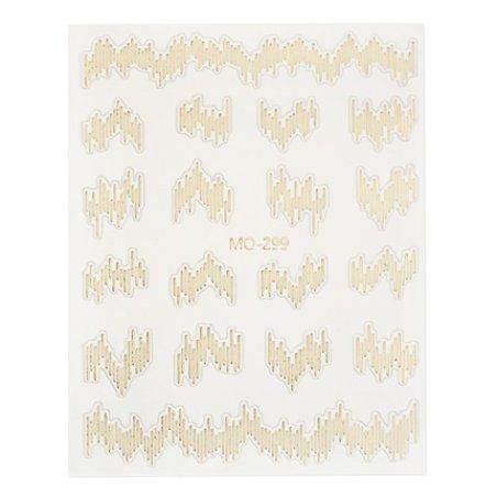 Cupio Nail Sticker M0299 Gold