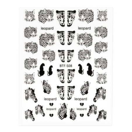 Cupio Nail Sticker Btfs08 Black