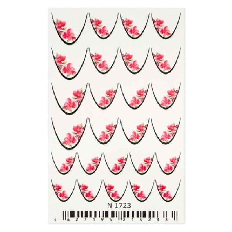 Cupio Nail Tattoo Spring Bloom French