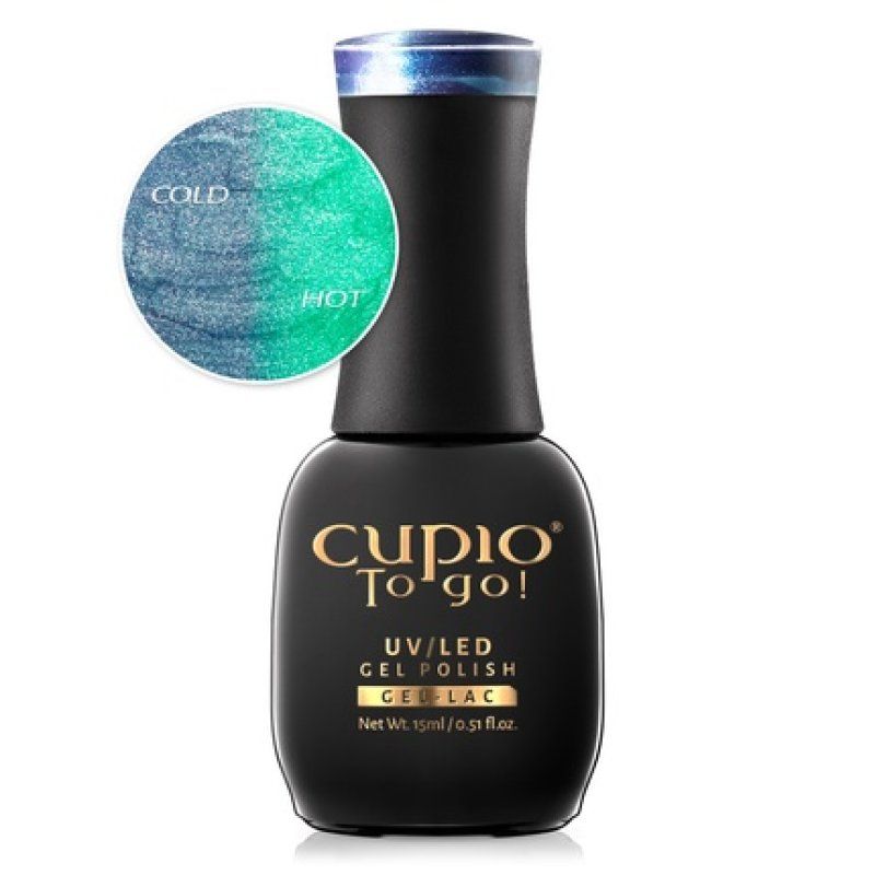 Cupio Glitter Thermo Gel Polish Cupio To Go Poison Green