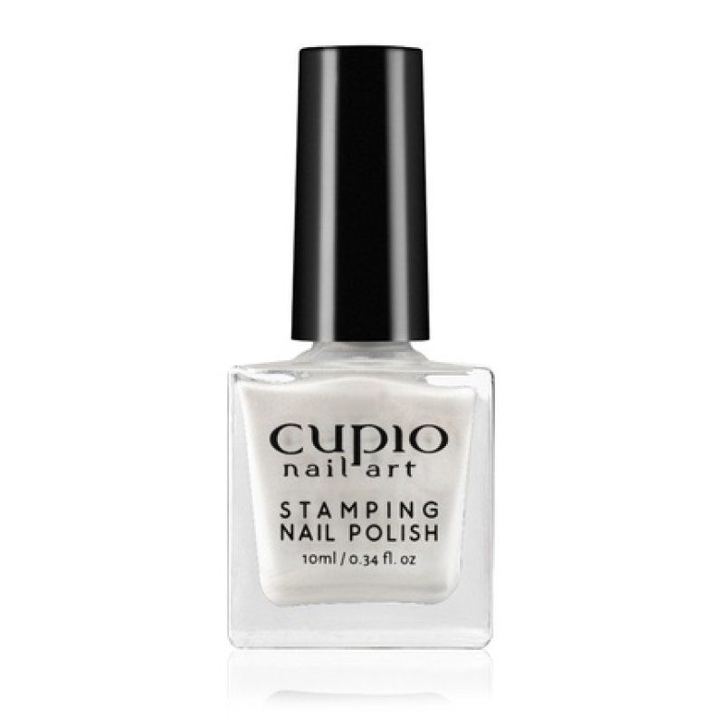Cupio Pearly White Stamping Nail Polish 10ml