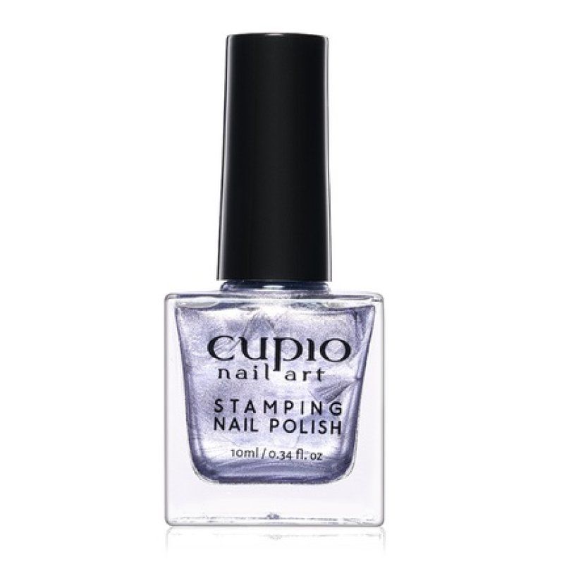 Cupio Cupio Metallic Gray Stamping Nail Polish 10ml