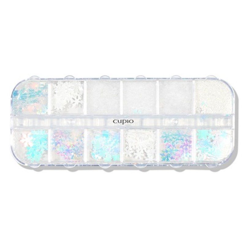 Cupio Winter Ornaments Flakes Snowman Party For Nail Art