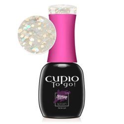 Cupio Semipermanent Nail Polish To Go Glitter Splash Like Sugar 15 Ml