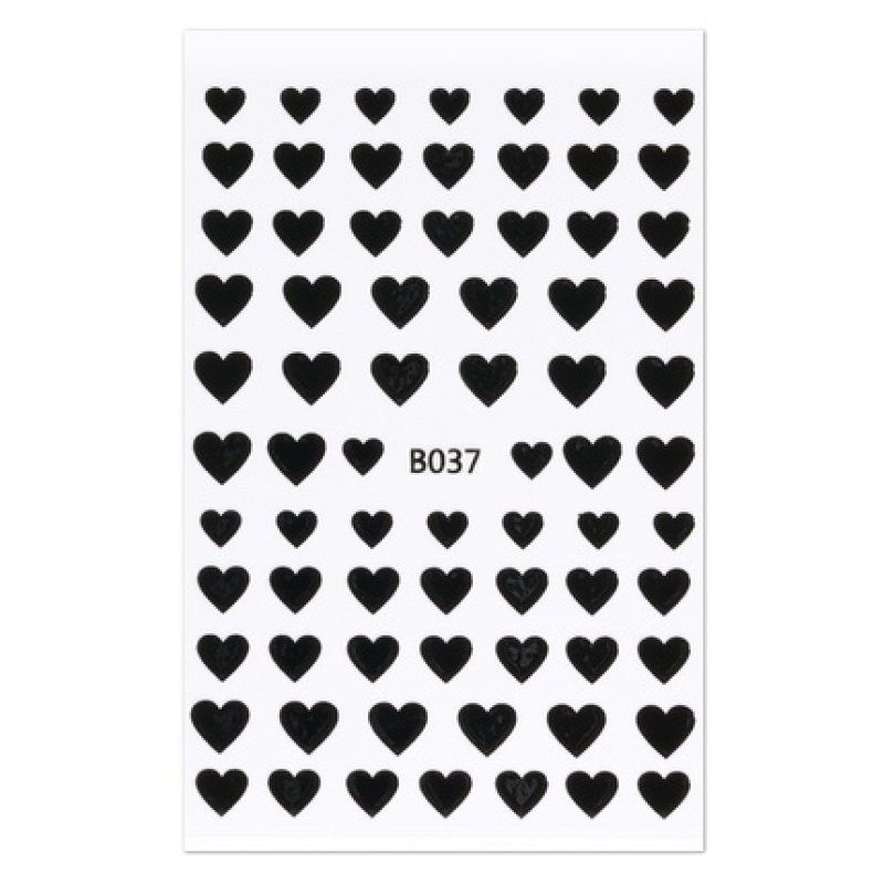 Cupio Nail Decal Love B037 Black